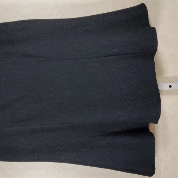 10W04 FINAL PRICE Armani Collezioni black mostly wool skirt 44 / 8 - Picture 3 of 9